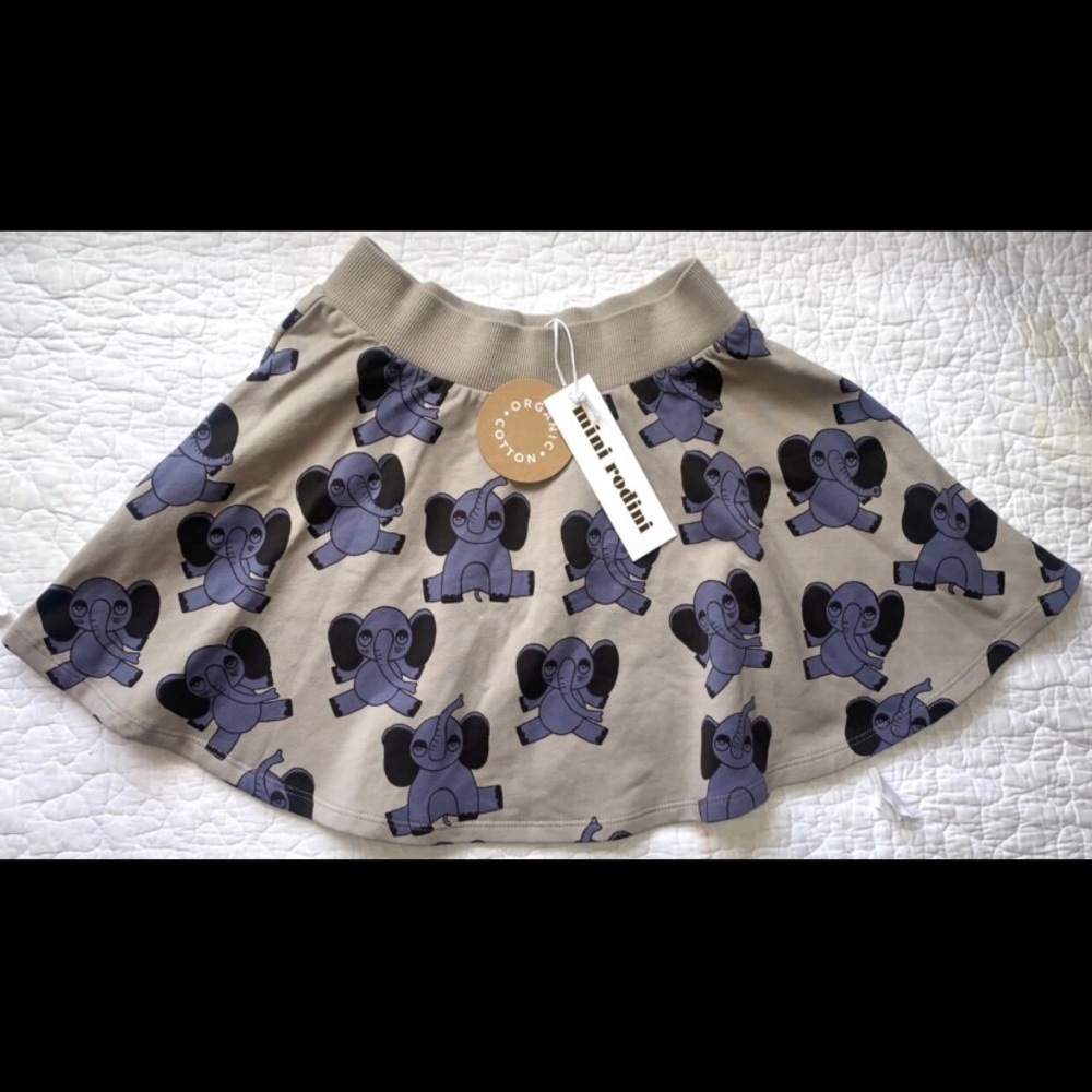 Mini Rodini Elephant Sweat Skirt